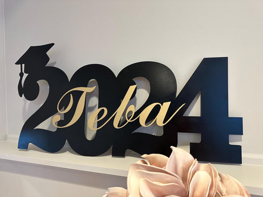 Custom wooden graduation Decor