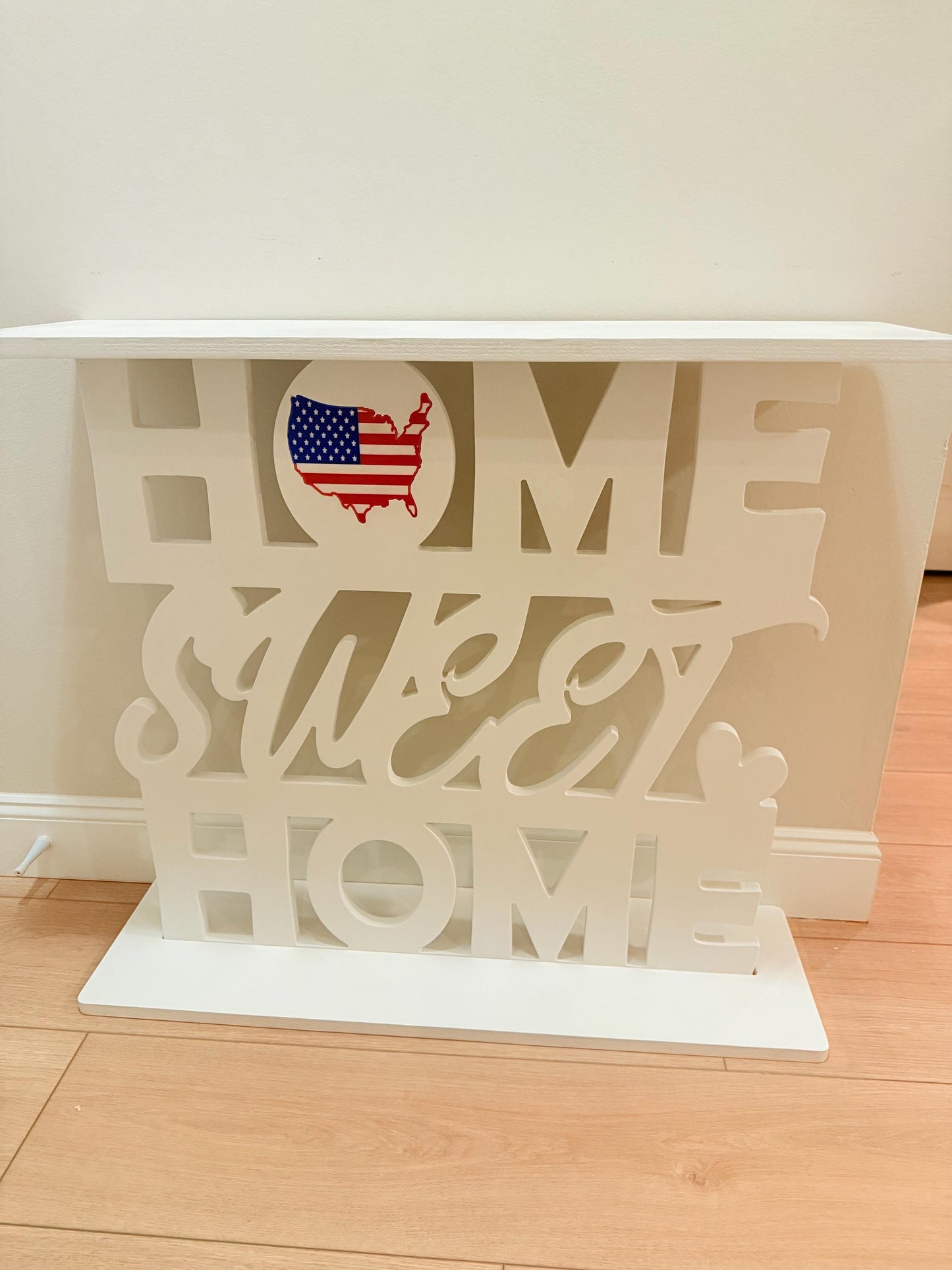 Handmade Entryway Console Table – Home Sweet Home USA Wooden Design | Modern Farmhouse Furniture