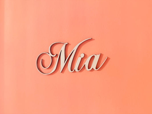Custom Wooden Name Sign – Personalized Nursery Wall Décor – Baby Shower Gift – Free Shipping