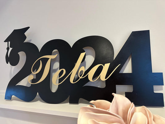 Custom wooden graduation Decor