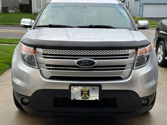 Iraq Front License Plate – Acrylic Car Decoration | Patriotic Iraqi Car Accessory