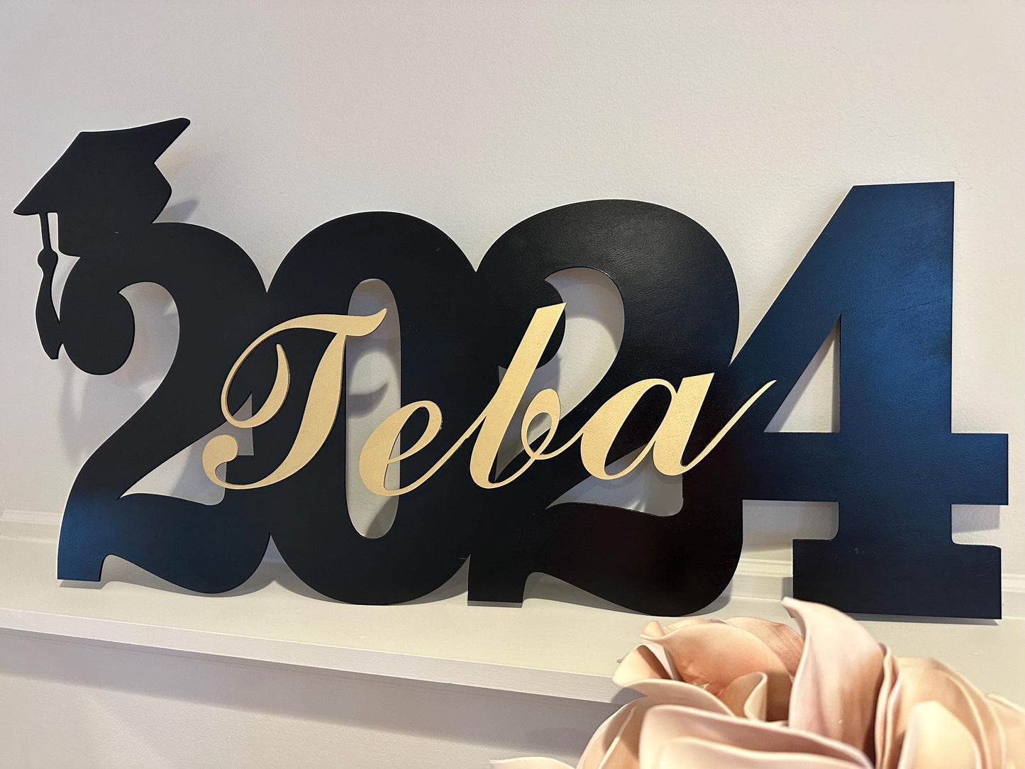 Custom wooden graduation Decor