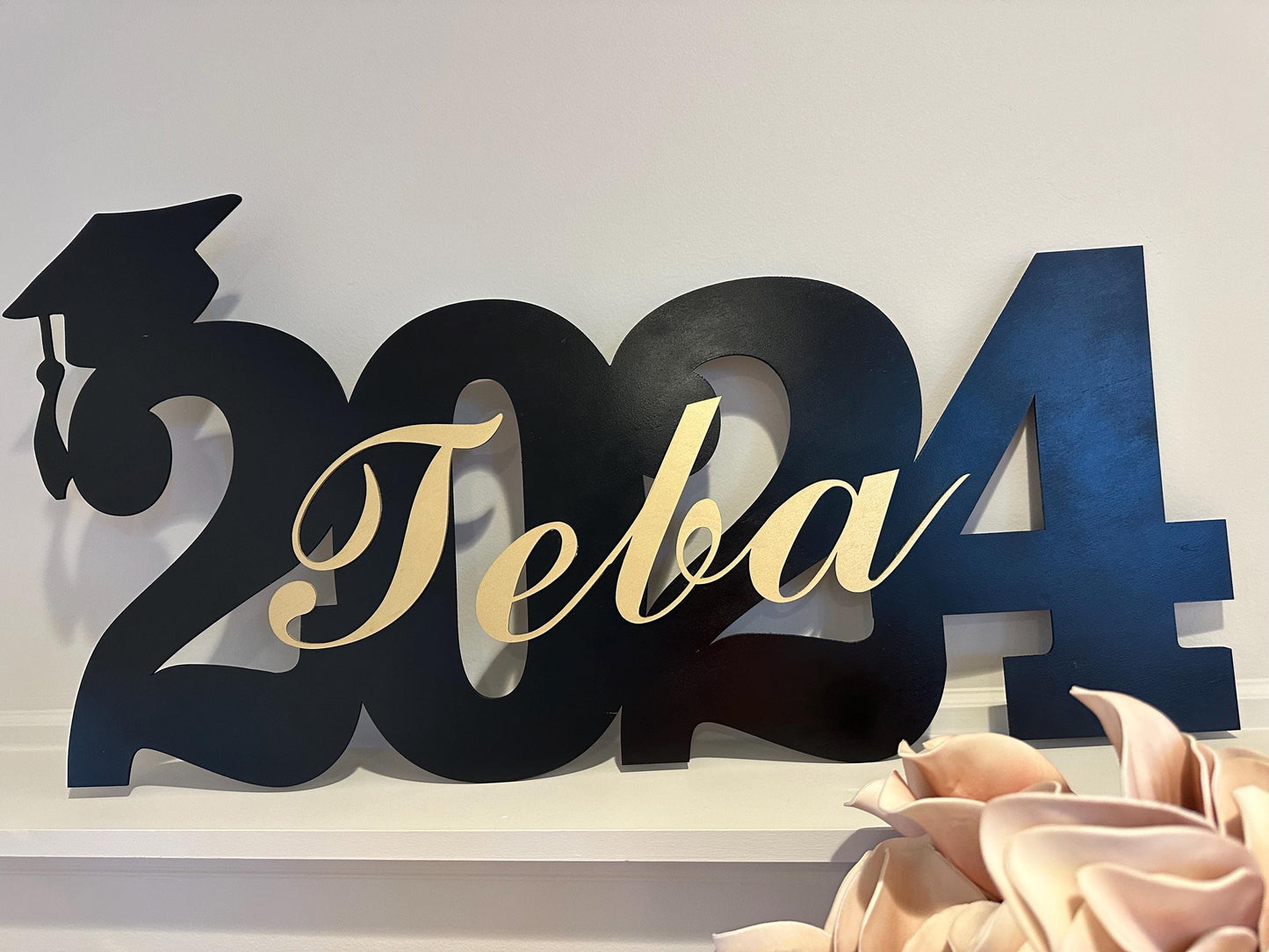 Custom wooden graduation Decor