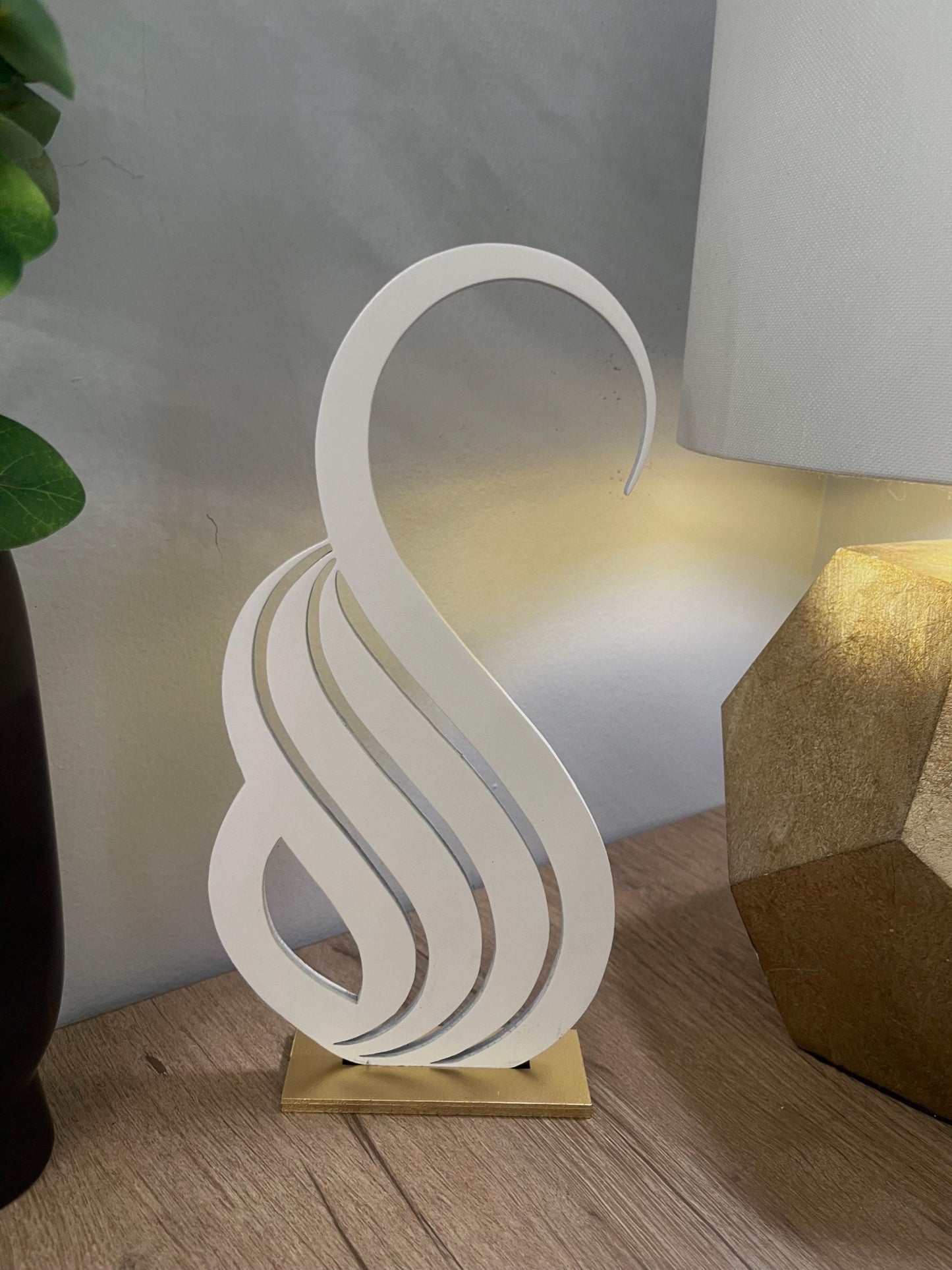 Islamic arabic calligraphy wooden stand