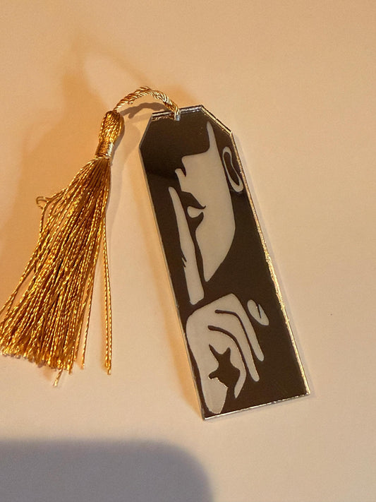 Luxury Silhouette Bookmark – Laser Cut Acrylic, Gift for Book Lovers