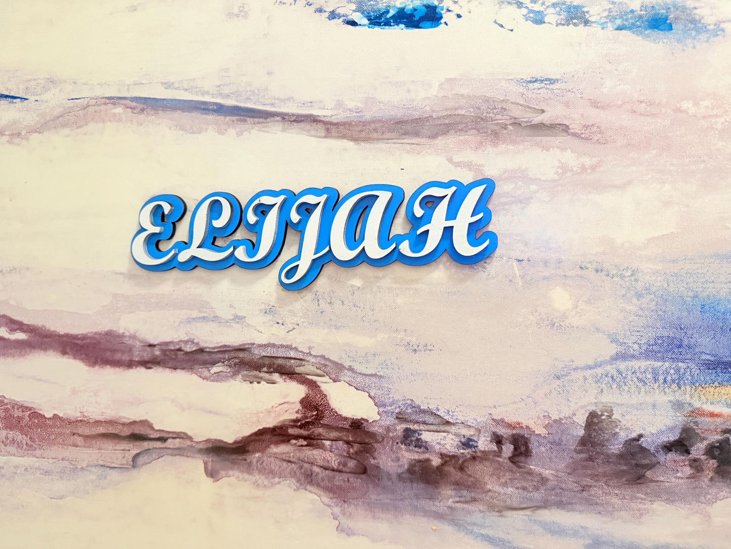 Custom Layered Wooden Name Sign – Personalized Nursery Wall Décor – Kids Room Letters – Baby Shower Gift – Free Shipping